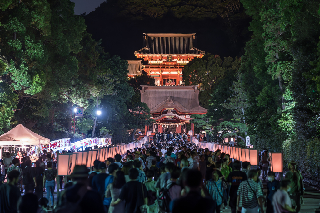 鎌倉八幡宮　ぼんぼり祭り