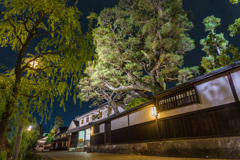 夜の倉敷美観地区