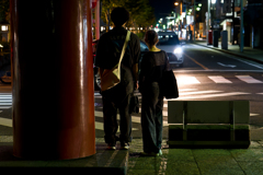 鎌倉　鶴岡八幡宮　夜スナップ