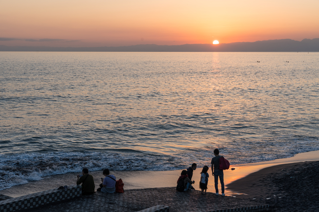 稲村ヶ崎　夕景