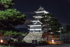 松本城ライトアップ