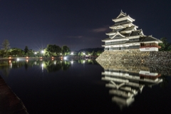 松本城ライトアップ