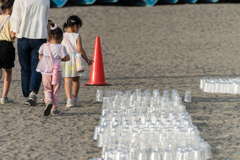 森戸海岸ビーチキャンドル
