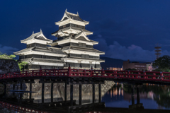 松本城ライトアップ