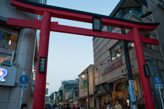 鎌倉駅前の鳥居