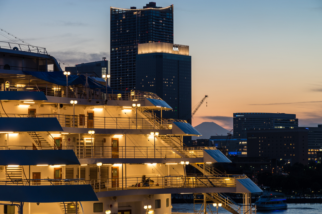 大さん橋　夕景