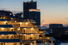 大さん橋　夕景