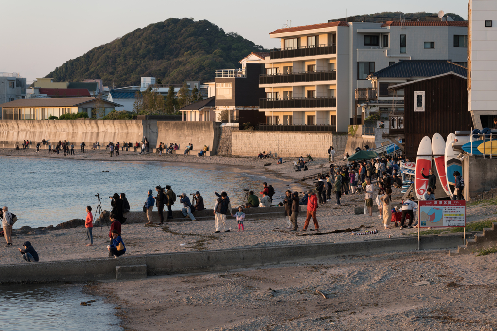 真名瀬　ダイヤモンド富士の日