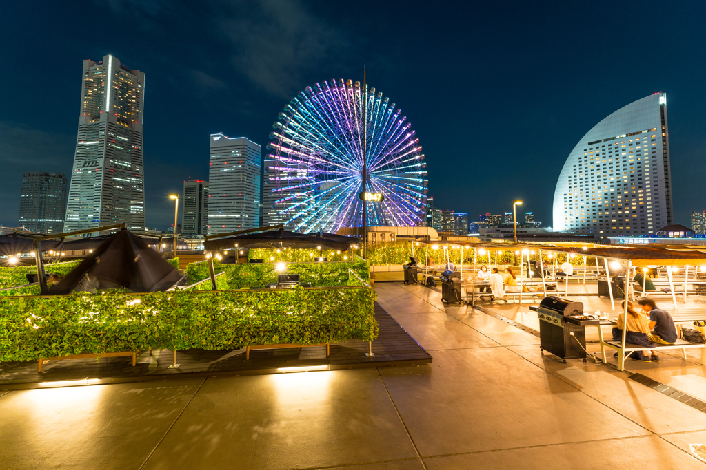 ワールドポーターズ屋上