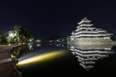 松本城ライトアップ