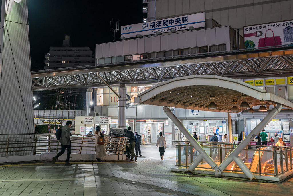 横須賀、夜スナップ