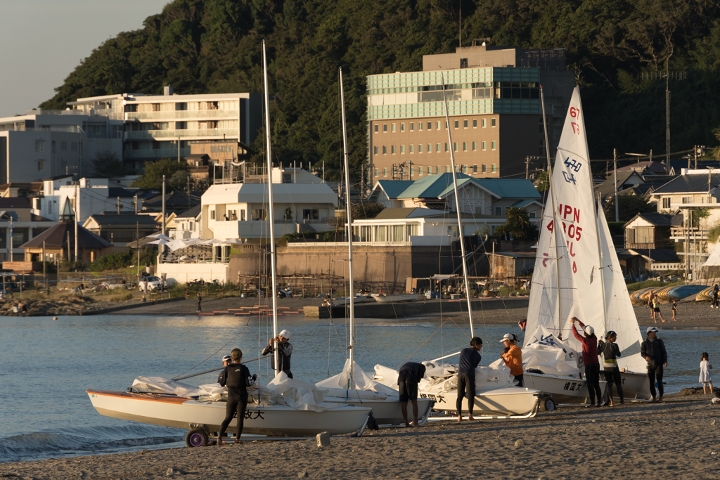 10月の森戸海岸