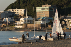 10月の森戸海岸