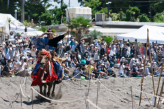 三浦道寸祭り　笠懸