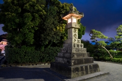 鎌倉　鶴岡八幡宮　夜スナップ