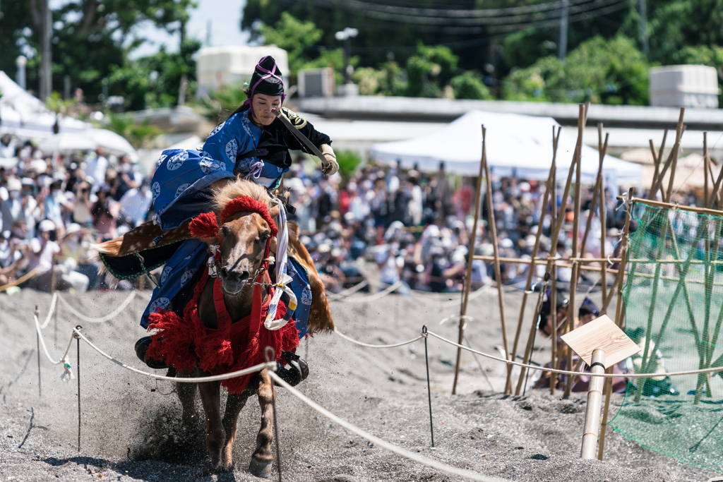 三浦道寸祭り　笠懸