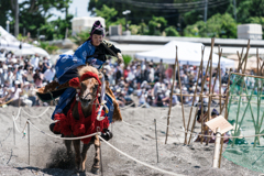 三浦道寸祭り　笠懸