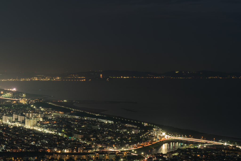 湘南平から相模湾を望む