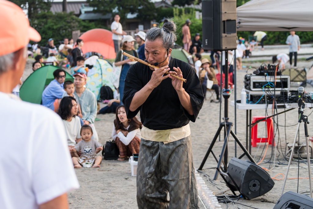 森戸海岸　ビーチキャンドル