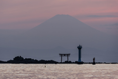 森戸の夕景