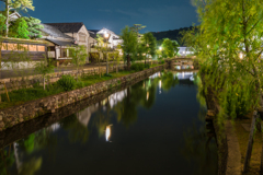 夜の倉敷美観地区