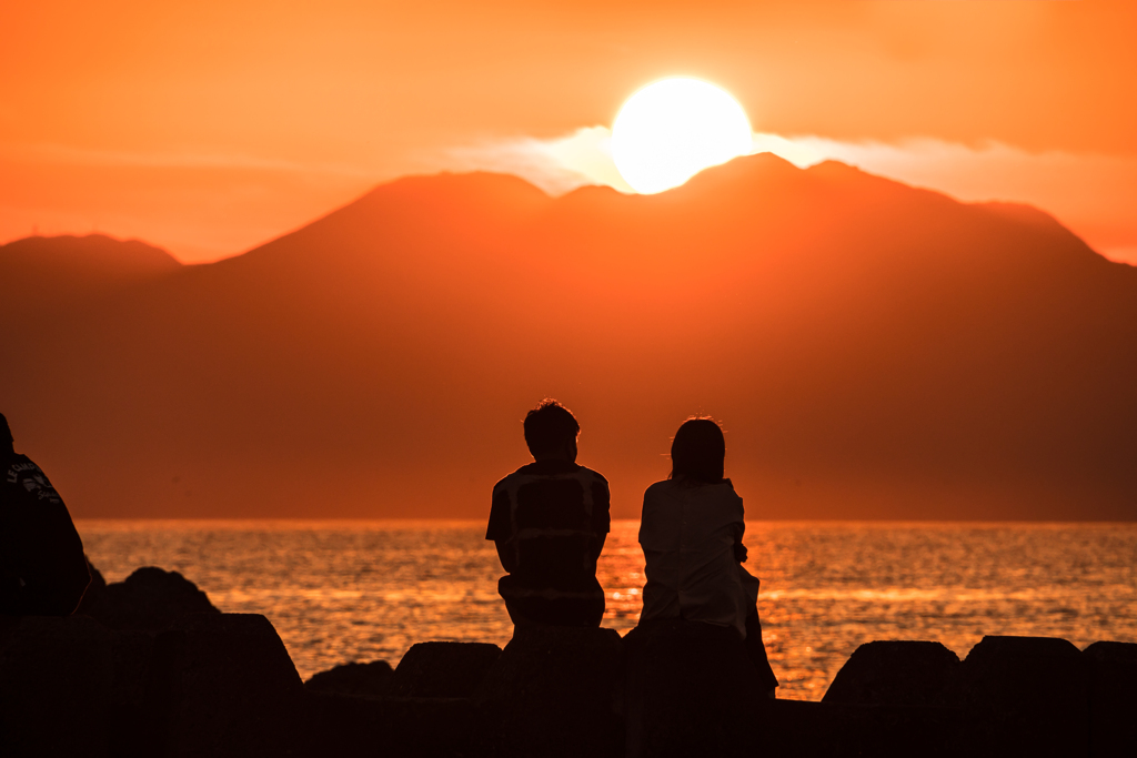 10月の森戸海岸