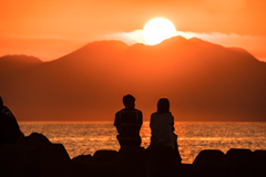 10月の森戸海岸