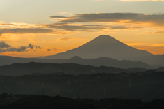 湘南平からの富士山