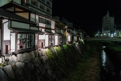 松本城周辺　縄手通り裏　夜スナップ