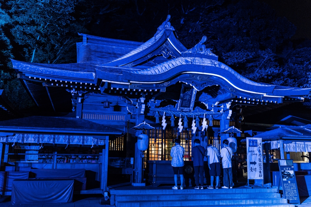 江島神社プロジェクションマッピング
