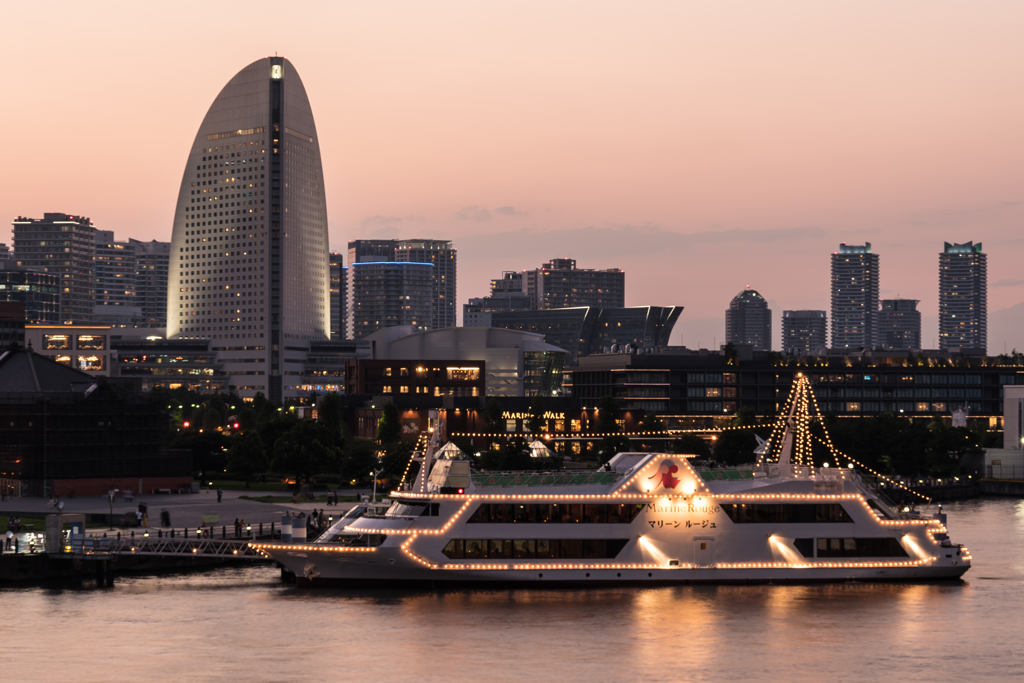 大桟橋からの夕景