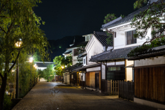 夜の倉敷美観地区