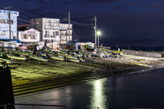 真名瀬の夜明け