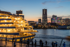 大さん橋　夕景