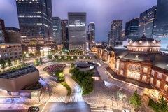 KITTEガーデンから東京駅
