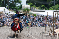 三浦道寸祭り　笠懸