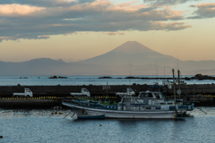 真名瀬の夜明け