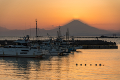 真名瀬　ダイヤモンド富士