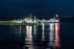 真名瀬の夜明け