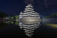 松本城ライトアップ