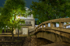 夜の倉敷美観地区