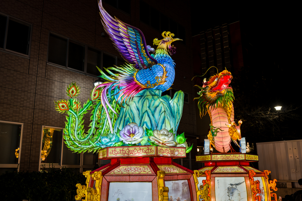 2024春節燈花（イルミネーション）