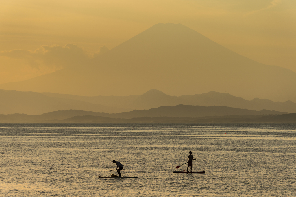 10月の森戸海岸
