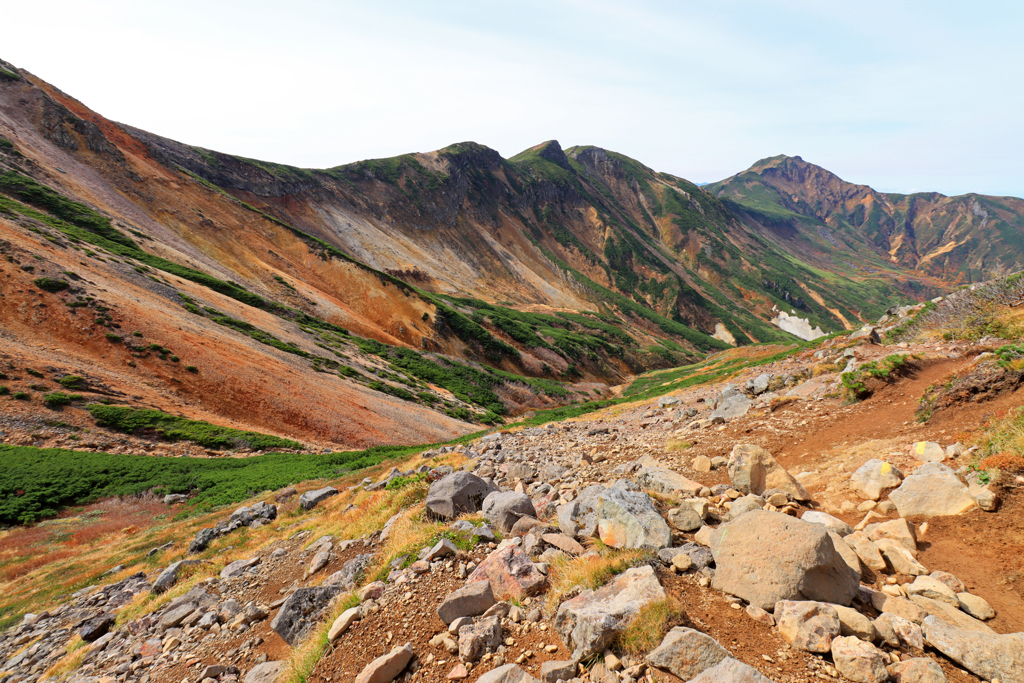 秋の富良野岳③