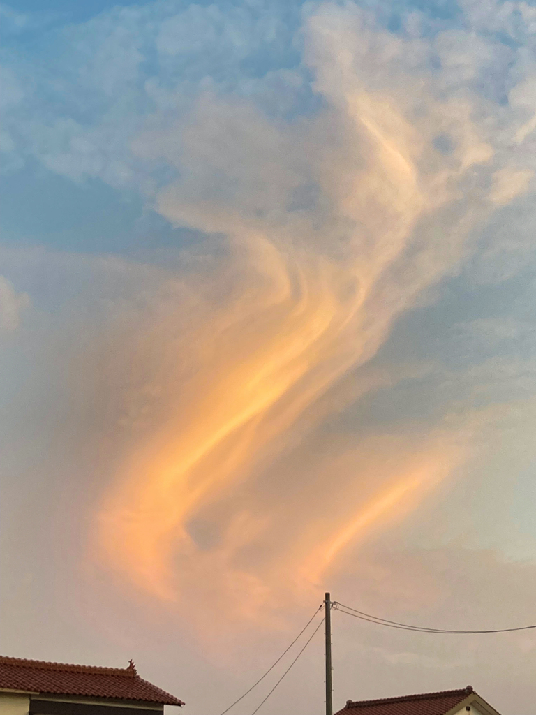  夏至の日の夕景