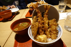 海老二本丼