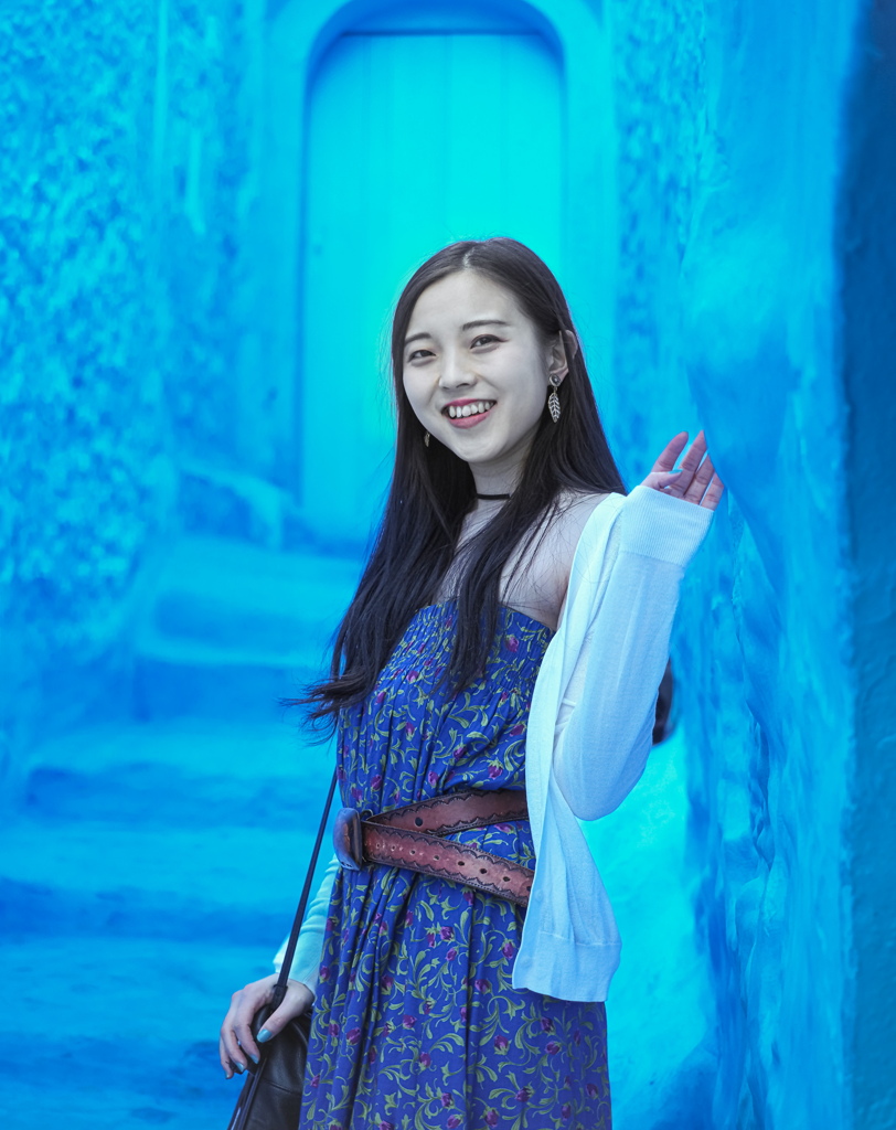 Cutie in blue