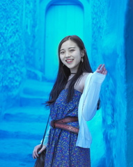 Cutie in blue