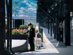 春の門司港駅