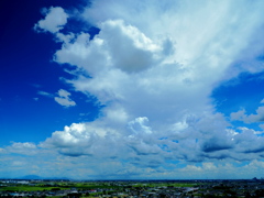 広がる雲